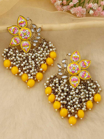 Lemon Chakrika Designer Earrings - Bling Bag