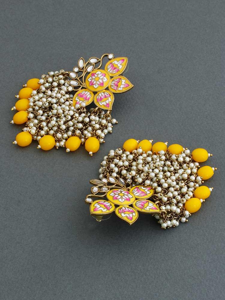 Lemon Chakrika Designer Earrings - Bling Bag