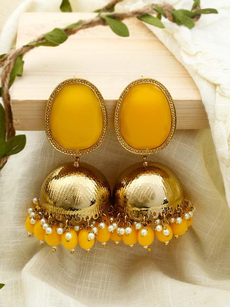 Lemon Magna Shesha Jhumkis - Bling Bag