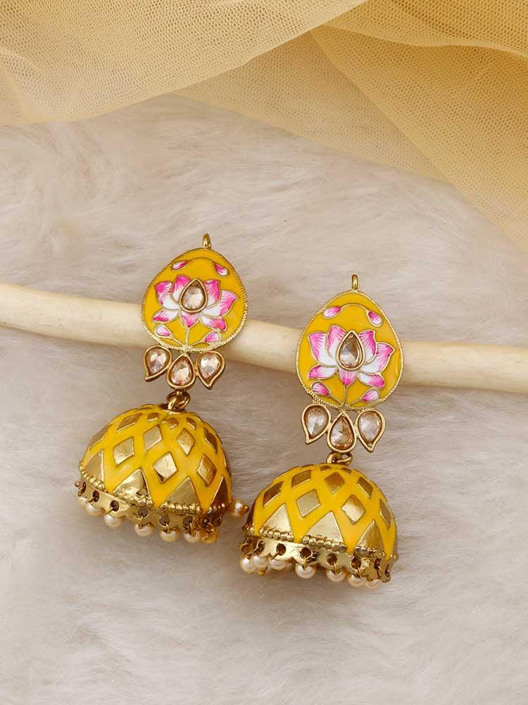 Lemon Rudra Jhumkis - Bling Bag