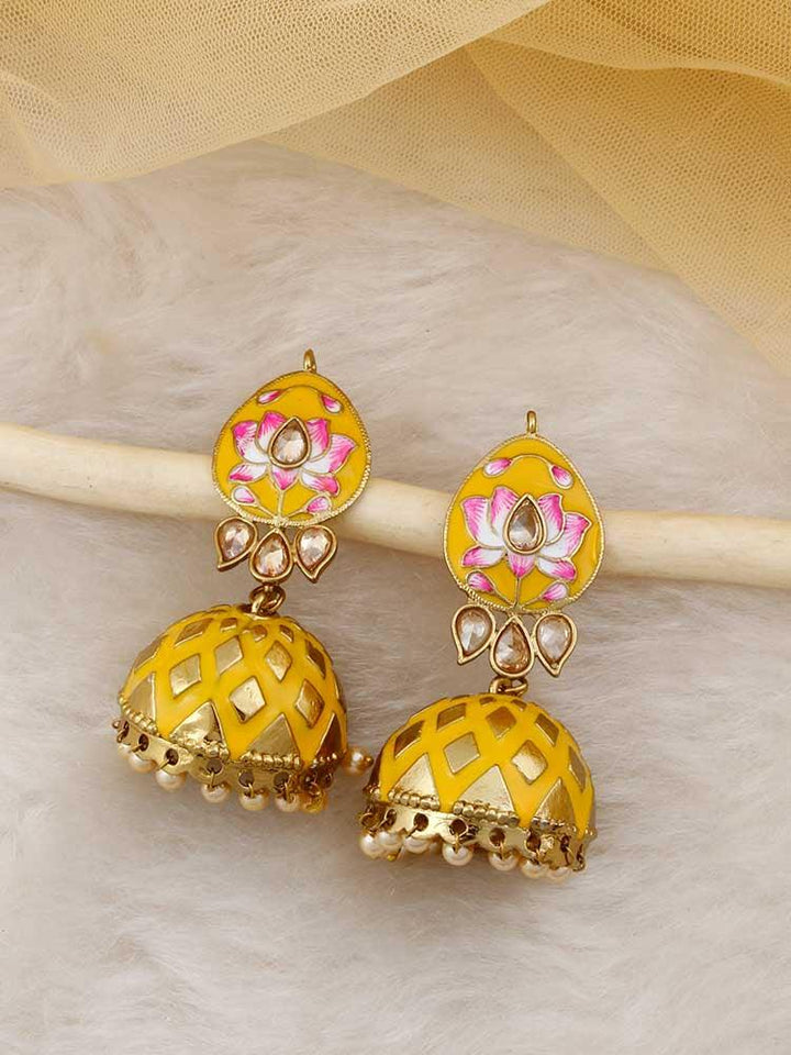 Lemon Rudra Jhumkis - Bling Bag