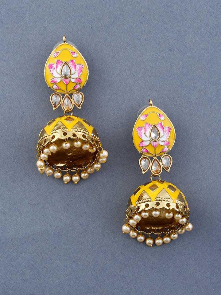 Lemon Rudra Jhumkis - Bling Bag