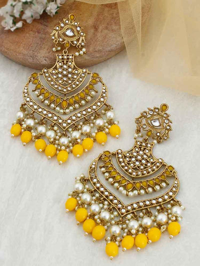 Lemon Samsaptaka Designer Earrings - Bling Bag