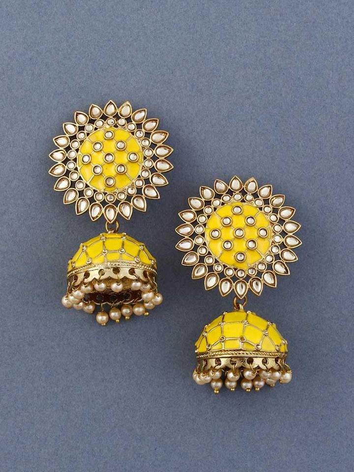 Lemon Suraj Jhumkis - Bling Bag