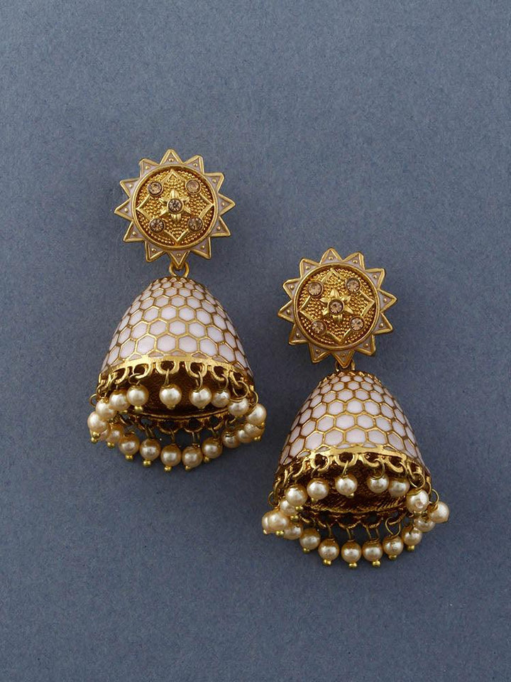 Lilac Bell Jhumkis - Bling Bag