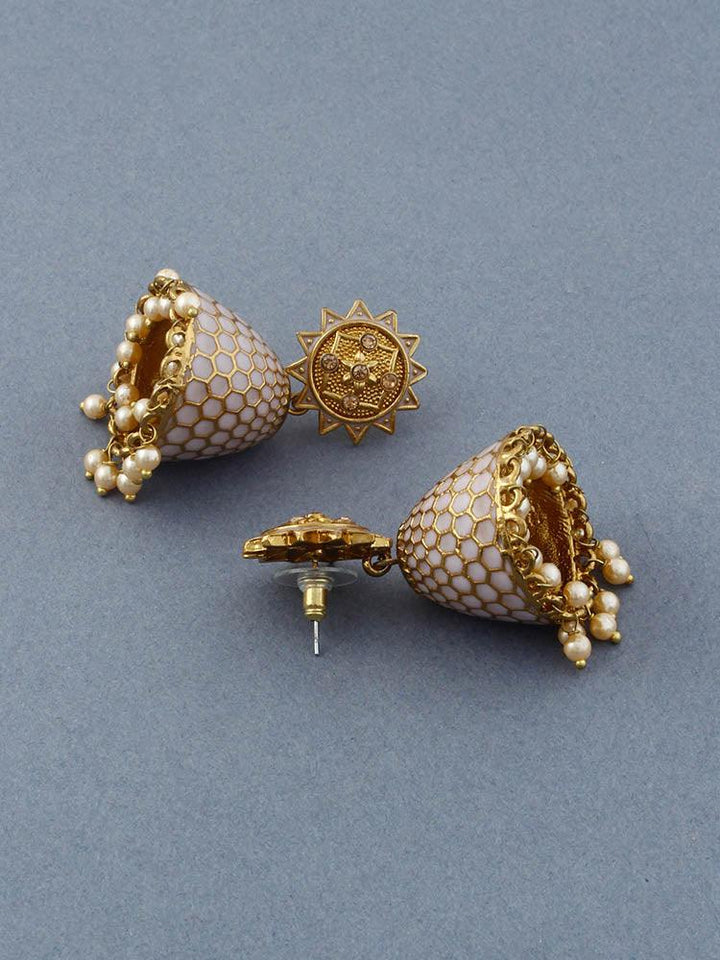 Lilac Bell Jhumkis - Bling Bag