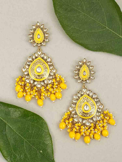 earrings - Bling Bag Lemon Aaritra Designer Earrings