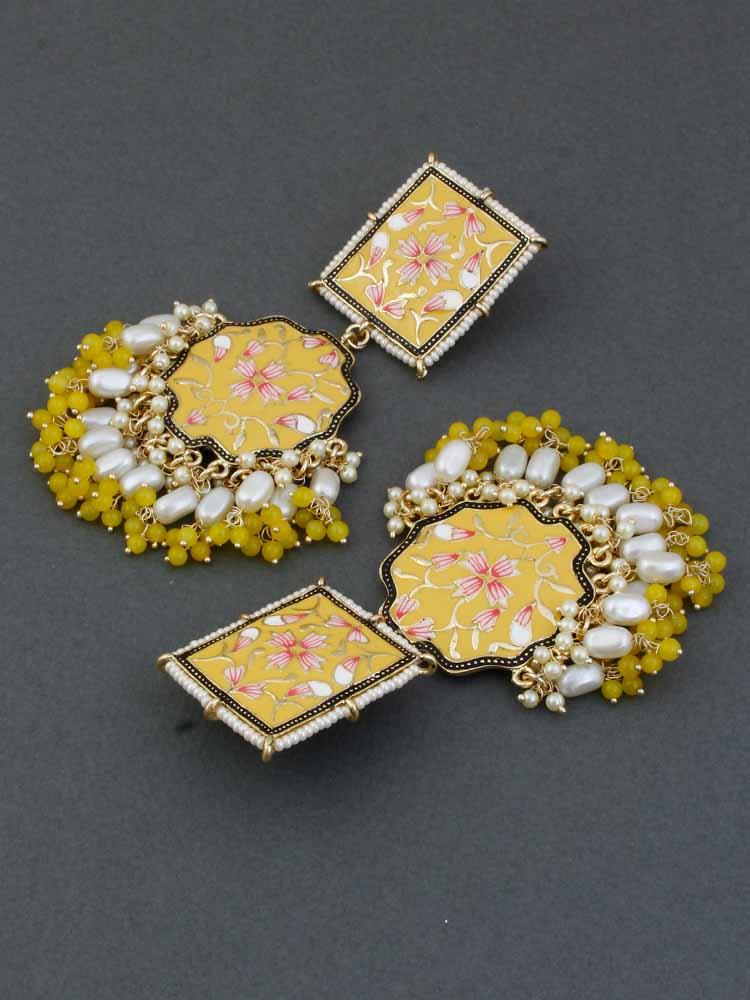 Lemon Disha Designer Earrings - Bling Bag
