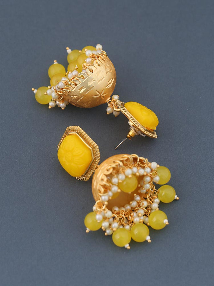 Lemon Freyja Jhumkis