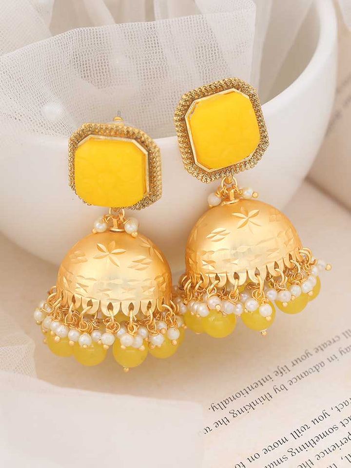 Lemon Freyja Jhumkis