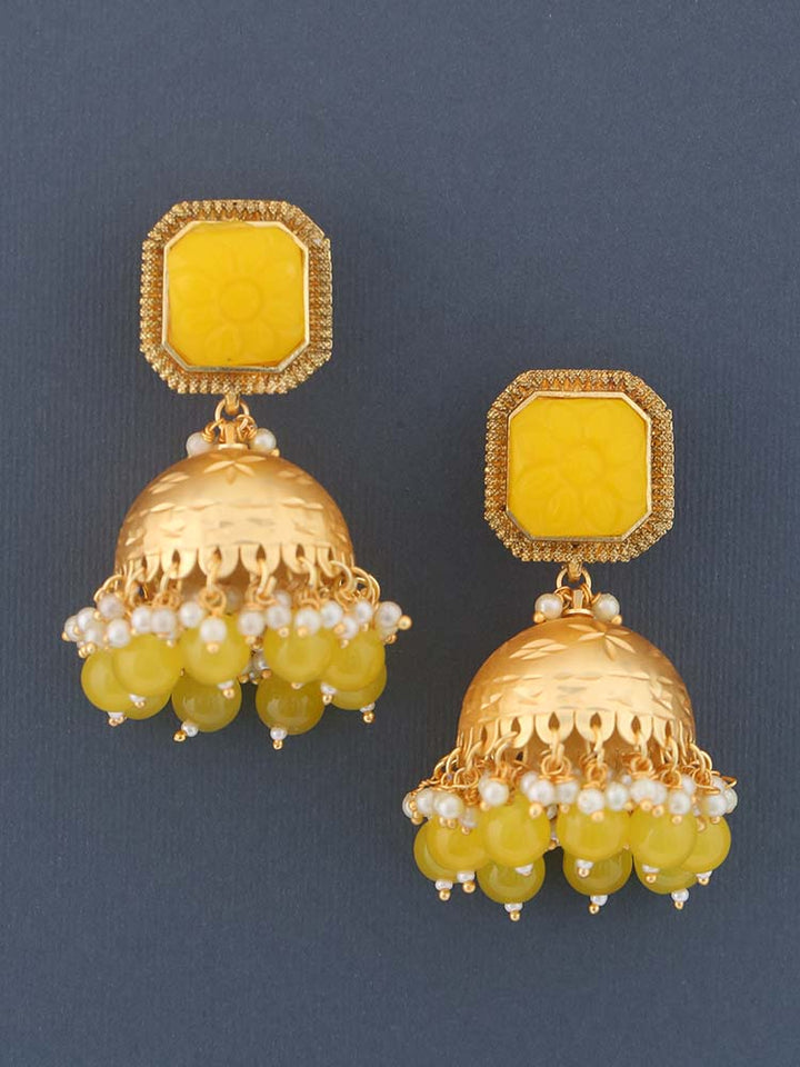 Lemon Freyja Jhumkis