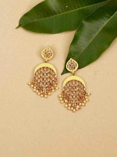 earrings - Bling Bag Lemon Ishika Dangler Earrings