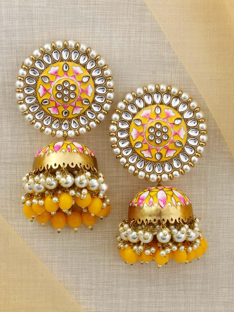 Lemon Kritika Jhumkis - Bling Bag