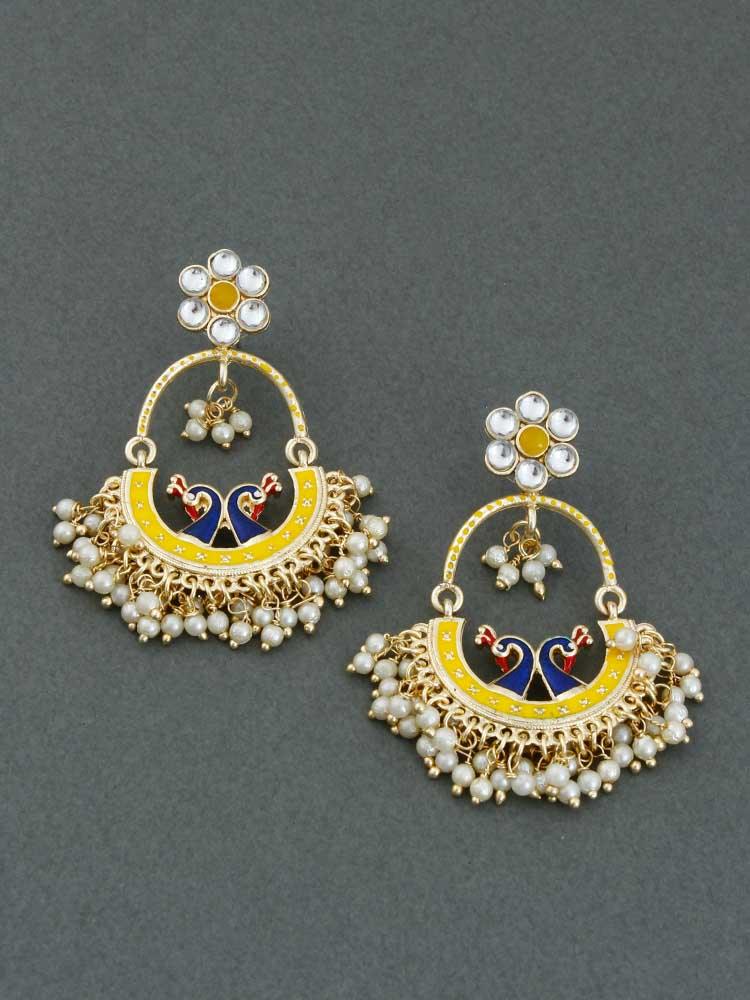 Lemon Nazam Chandbalis - Bling Bag