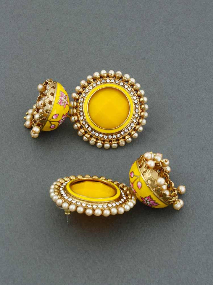 Lemon Virat Jhumkis - Bling Bag