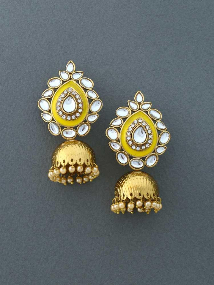 Lemon Wardha Jhumkis - Bling Bag