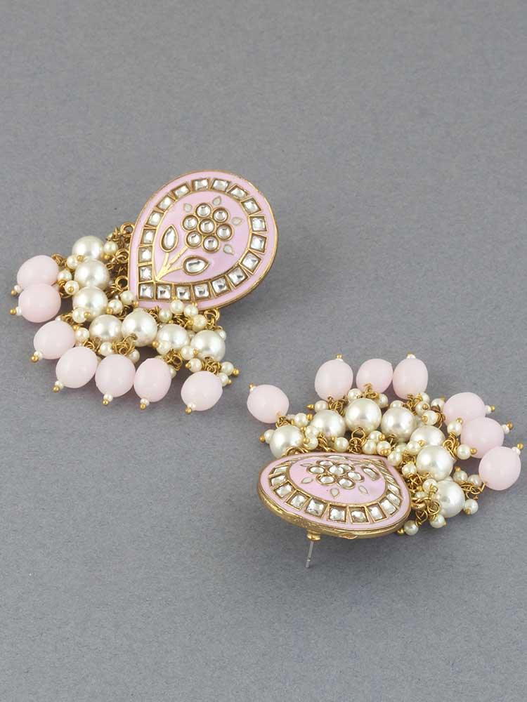 Lilac Charmi Designer Earrings - Bling Bag