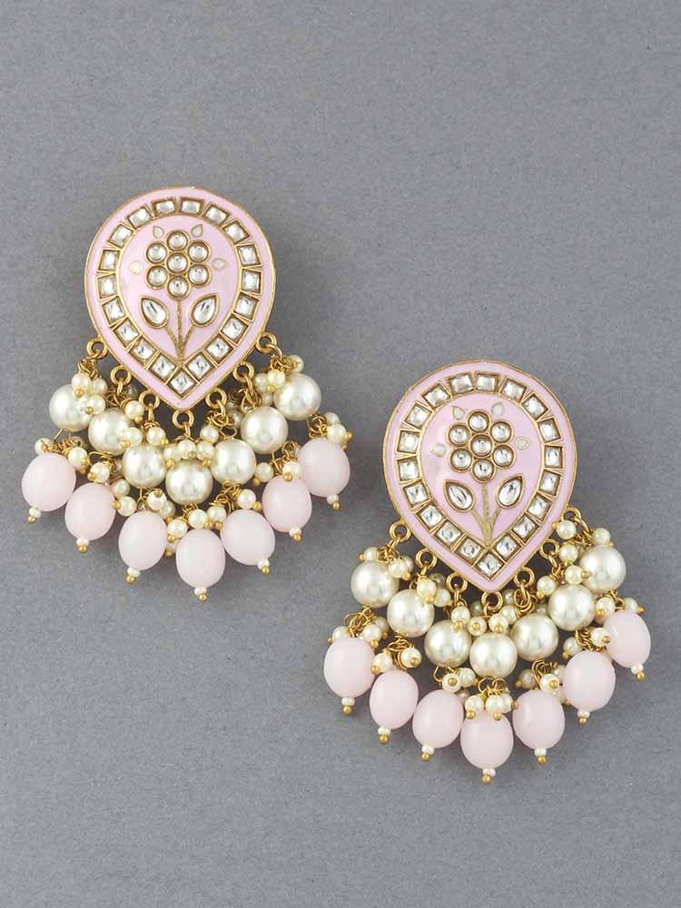 Lilac Charmi Designer Earrings - Bling Bag