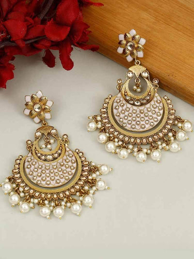 earrings - Bling Bag Lilac Jalsa Designer Earrings