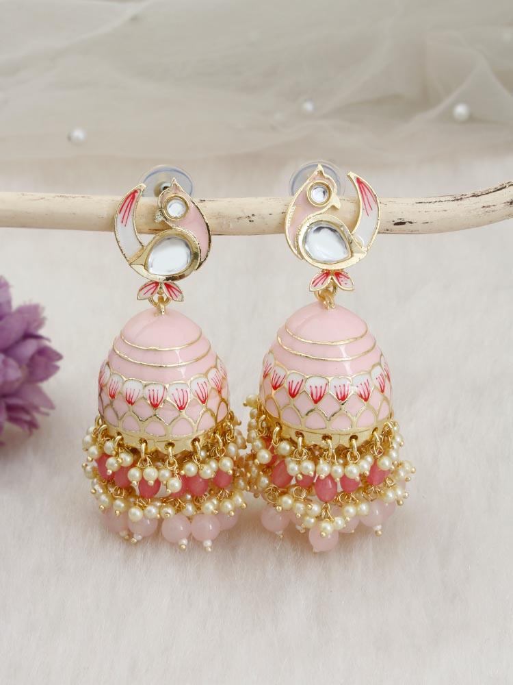 Lilac Kuku Jhumkis - Bling Bag