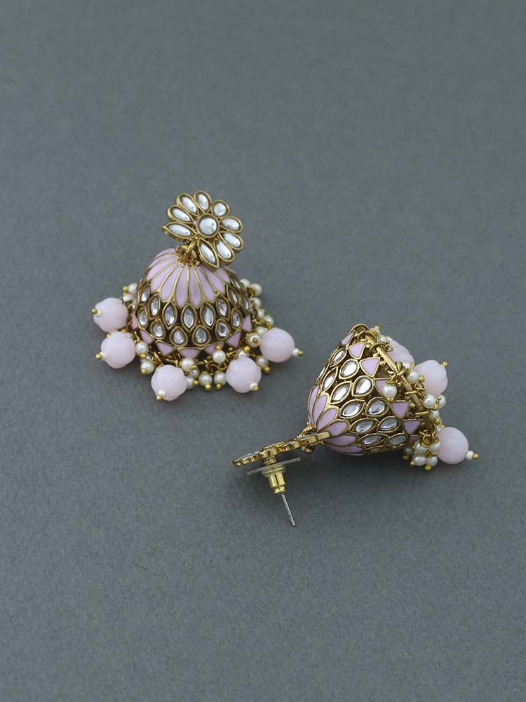 Lilac Manjira Jhumkis