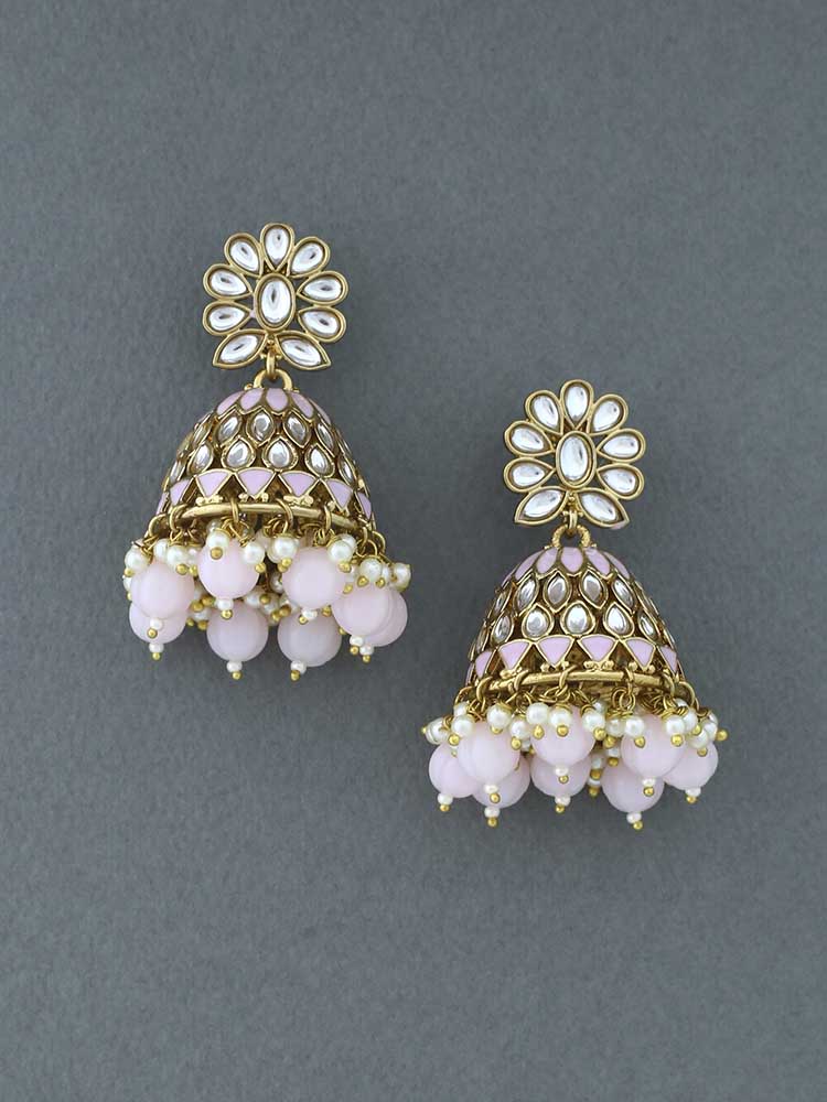 Lilac Manjira Jhumkis