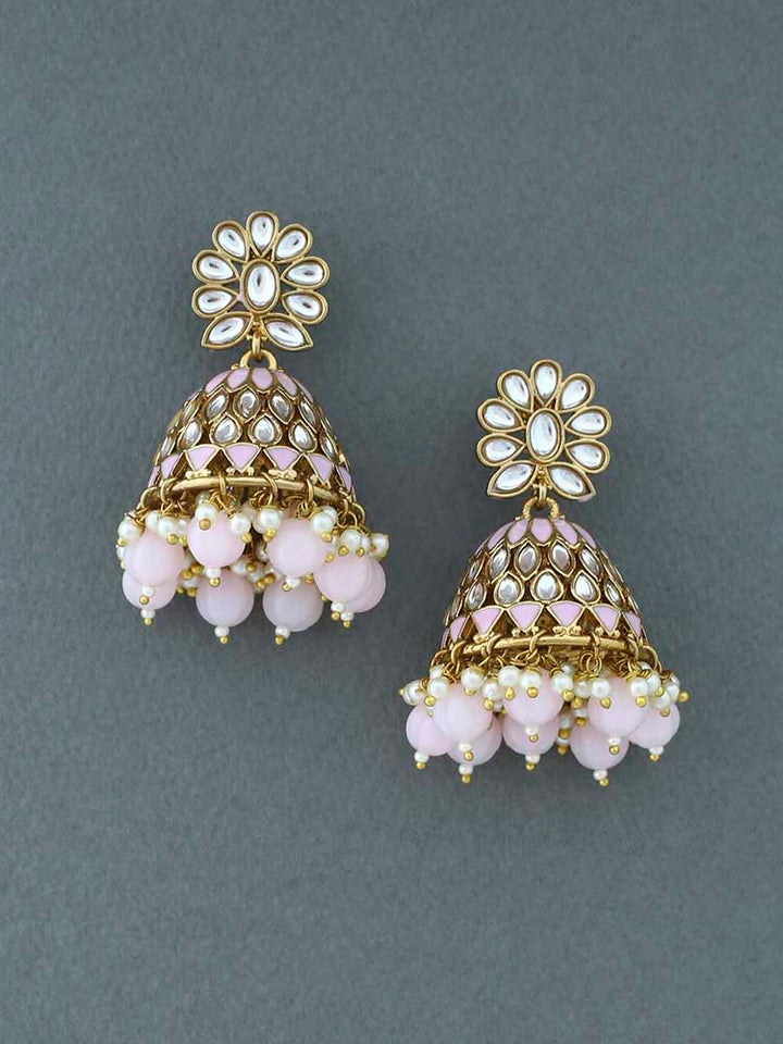 Lilac Manjira Jhumkis