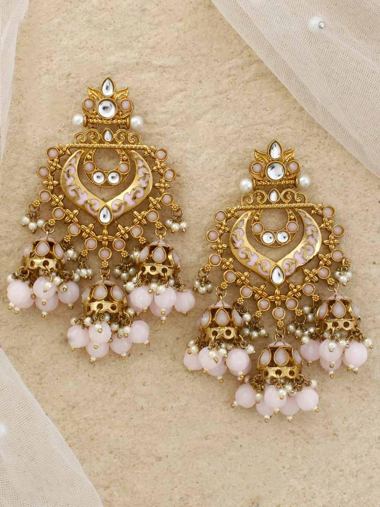 Lilac Nityanta Jhumkis - Bling Bag