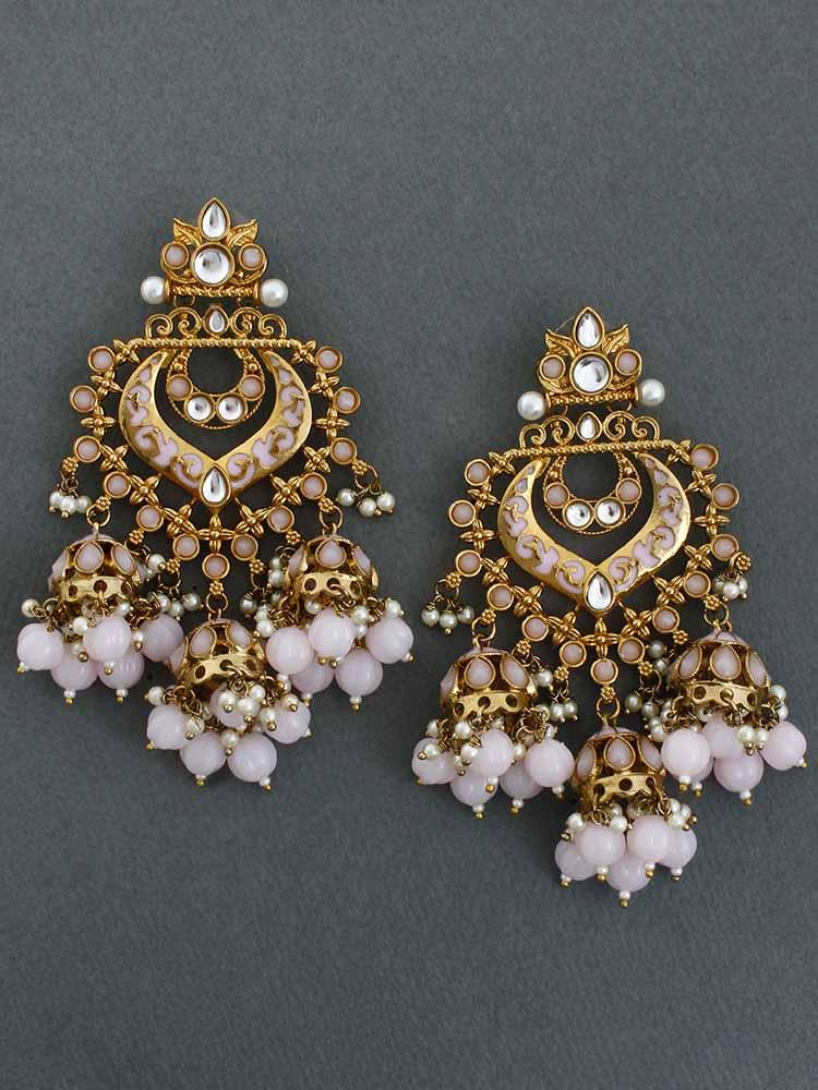 Lilac Nityanta Jhumkis - Bling Bag