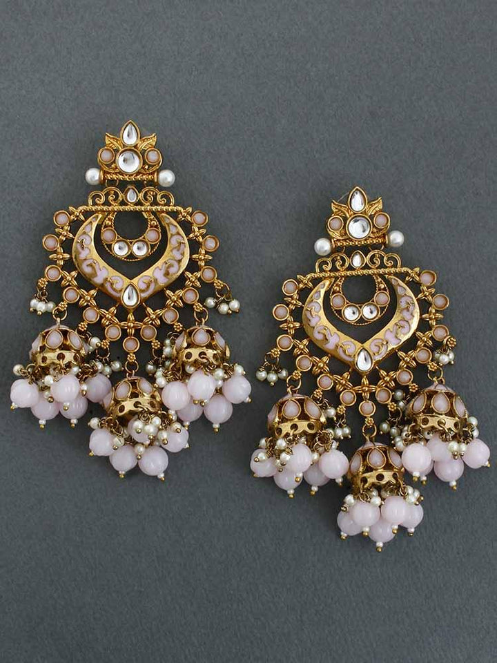 Lilac Nityanta Jhumkis - Bling Bag