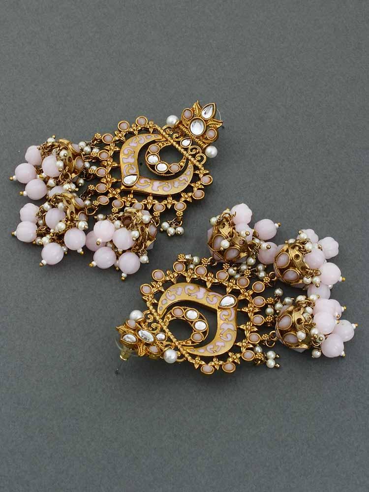 Lilac Nityanta Jhumkis - Bling Bag