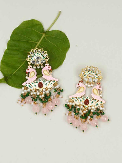 earrings - Bling Bag Lilac Pariniti Dangler Earrings