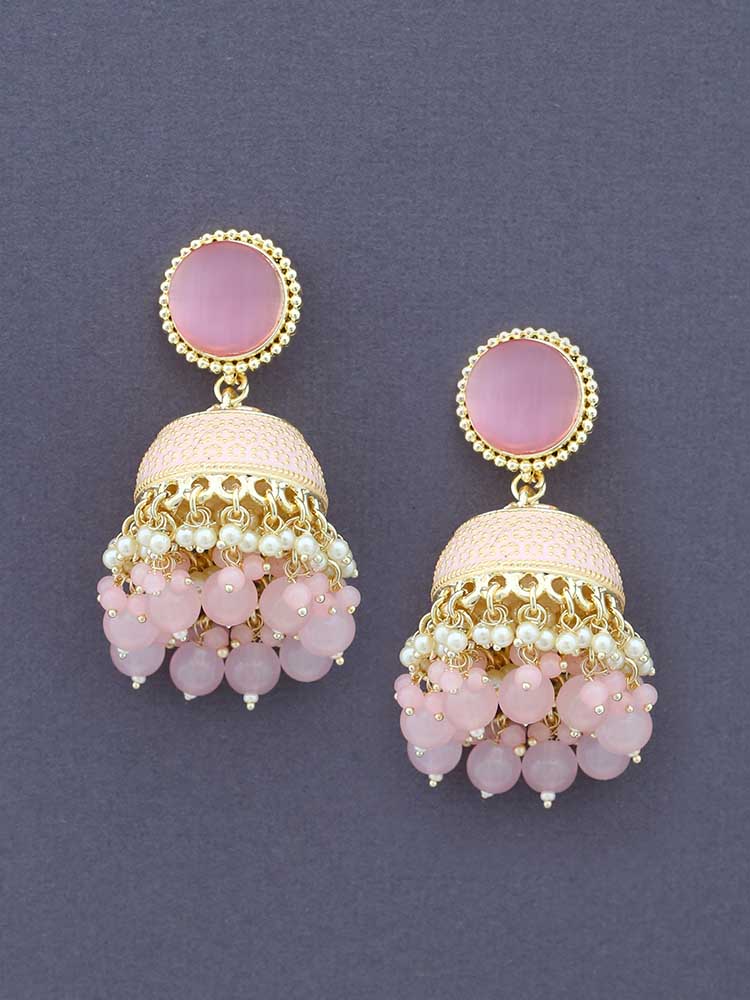 Lilac Soraya Jhumkis
