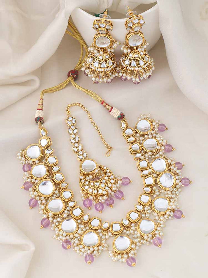 Lilac Ujwala Jewellery Set