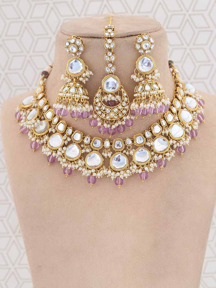 Lilac Ujwala Jewellery Set
