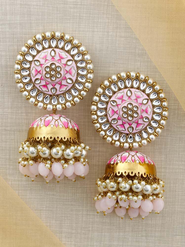 Blush Kritika Jhumkis - Bling Bag