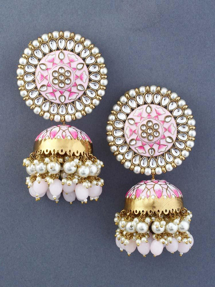 Blush Kritika Jhumkis - Bling Bag