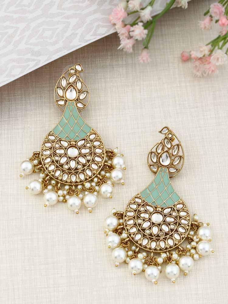 Mint Boond Designer Earrings - Bling Bag
