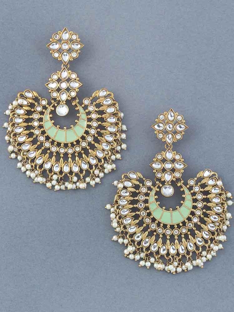 Mint Chakra Chandbalis - Bling Bag