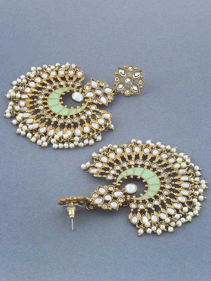 Mint Chakra Chandbalis - Bling Bag