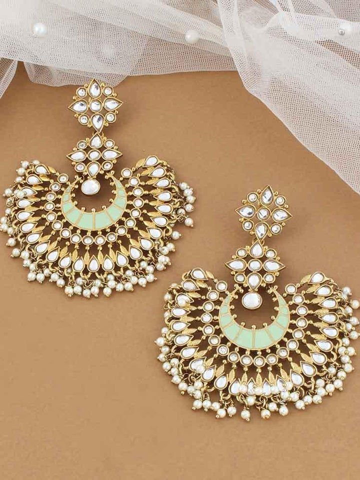 Mint Chakra Chandbalis - Bling Bag