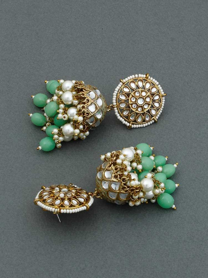 Mint Jogan Jhumkis - Bling Bag