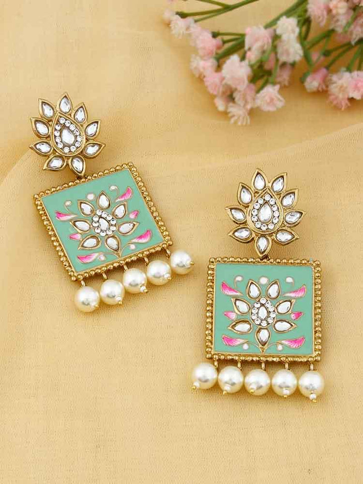 Mint Kalavati Designer Earrings - Bling Bag