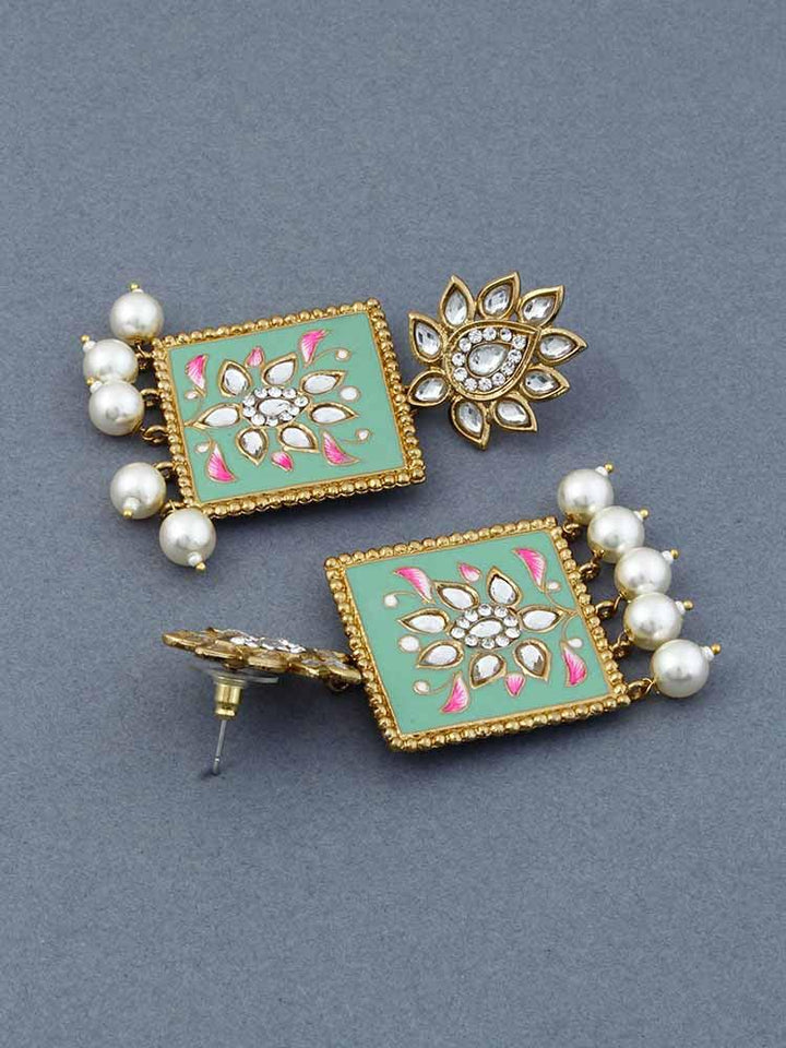 Mint Kalavati Designer Earrings - Bling Bag