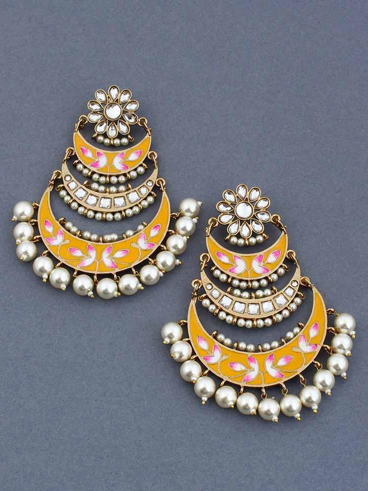 Mustard Chaand Chandbalis - Bling Bag