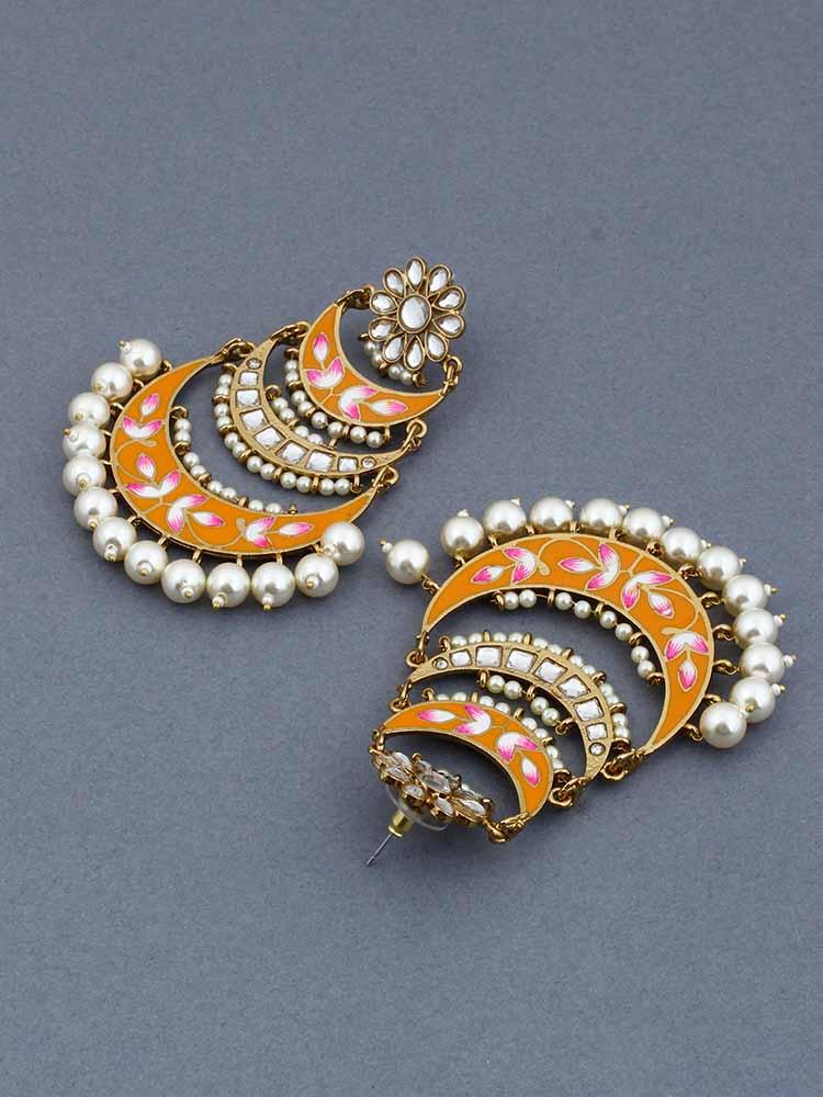 Mustard Chaand Chandbalis - Bling Bag