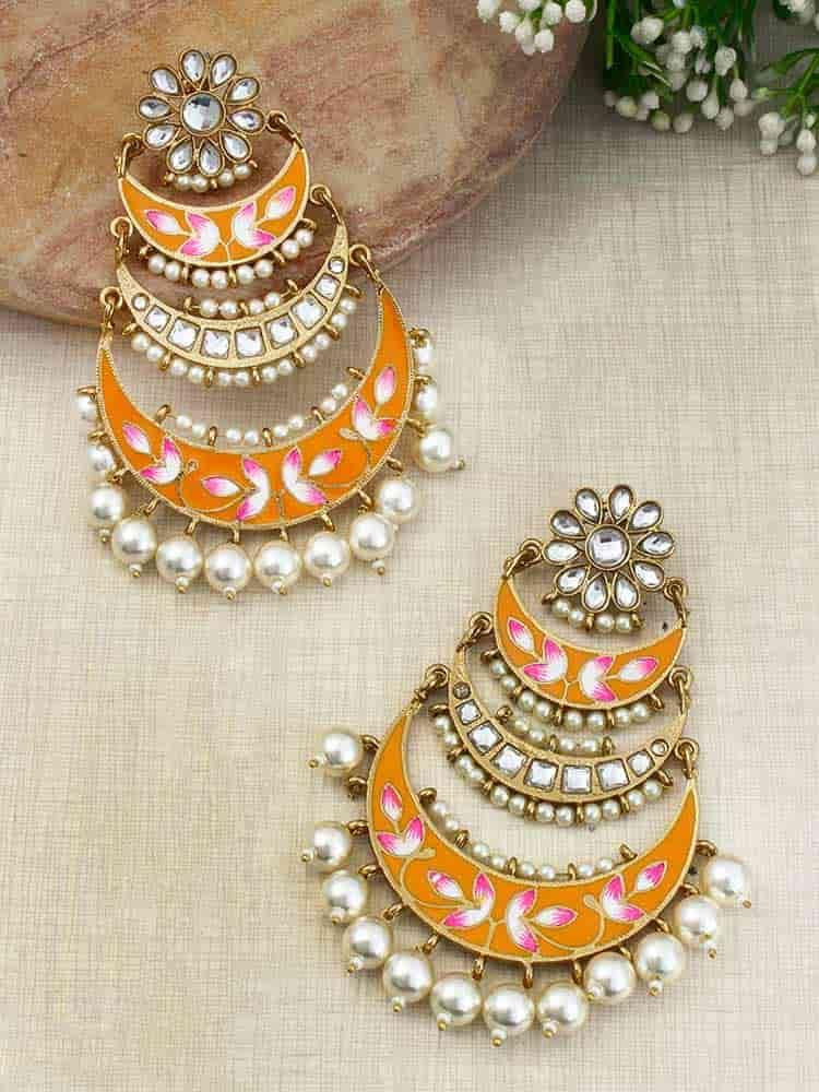 Mustard Chaand Chandbalis - Bling Bag