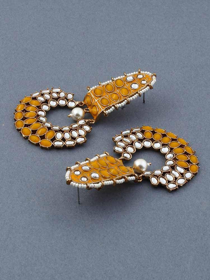 Mustard Daljit Chandbalis - Bling Bag