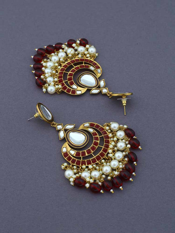 Maroon Upasana Chandbalis