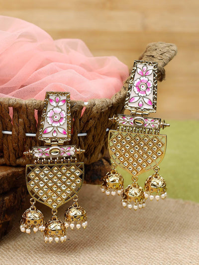 earrings - Bling Bag Lilac Malika Designer Earrings